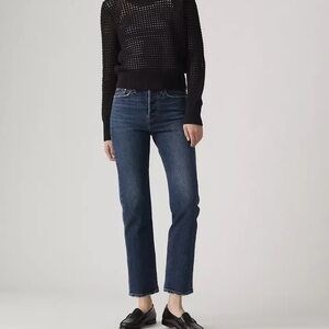 Levi’s Wedgie Straight Ankle Jeans